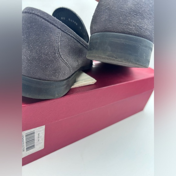 Salvatore Ferragamo Gancini Bit Loafers Men's US 9 D Gray Suede Leather Silver - Picture 7 of 15